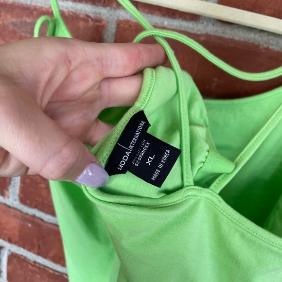 Moda International green mini dress - Picture 5 of 7